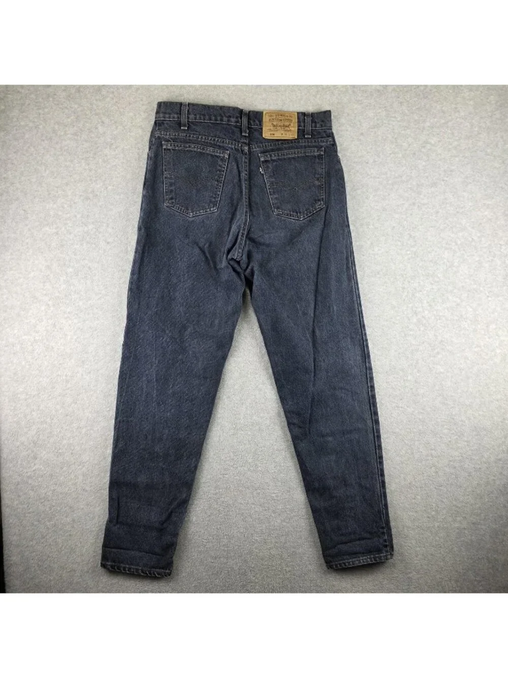 Vintage Levis 550 Black Tab Jeans Mens 34x32 Faded Black Denim Made in USA 1992